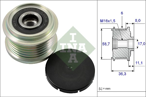 Alternator Freewheel Clutch